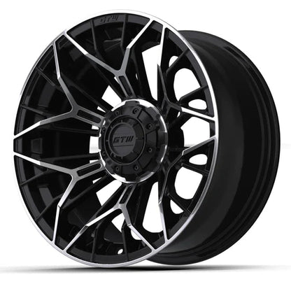 15" GTW Stellar Black & Machined Wheel