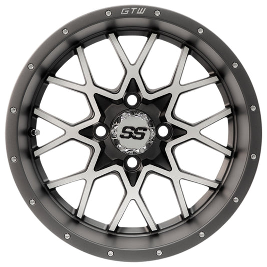 GTW 14" Vortex Wheel Matte Gray/Machined