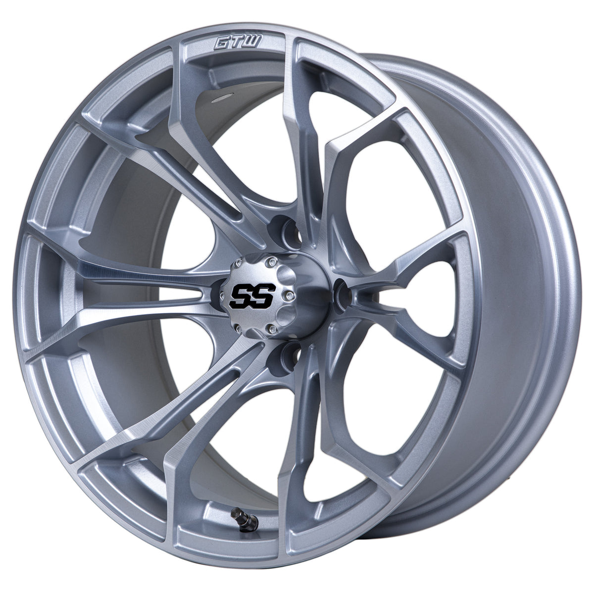 14" Spyder Matte Silver with Machined Accents Wheel
