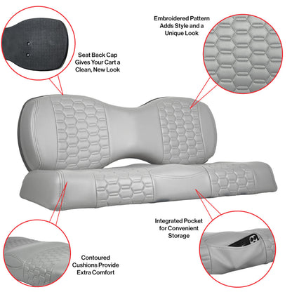 MadJax Colorado Seats for Genesis Rear Seat Kits ‚ Light Graphite
