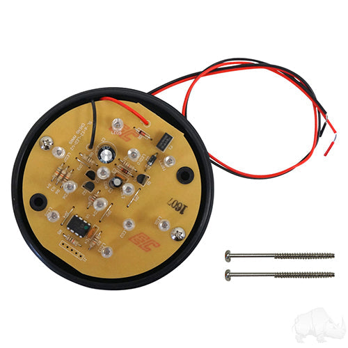 Golf Cart LED Strobe Light - Amber - 12-24VDC