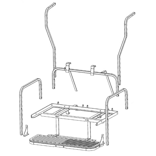 GTW MACH3 Flip Frame Only Club Car DS