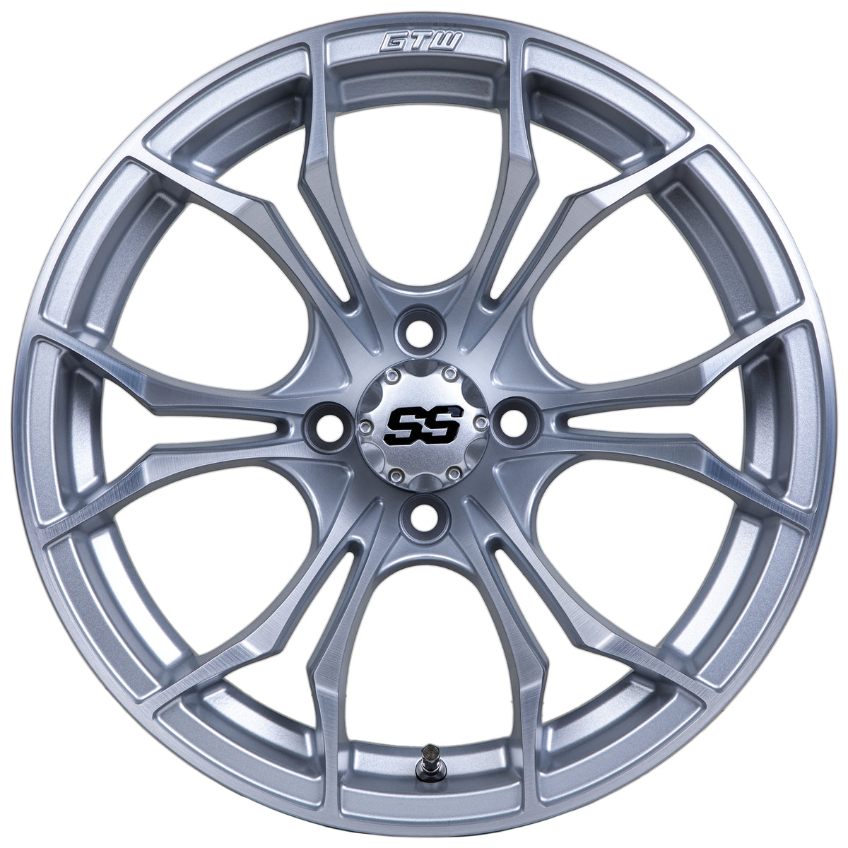 15" Spyder Matte Silver with Machined Accents Wheel