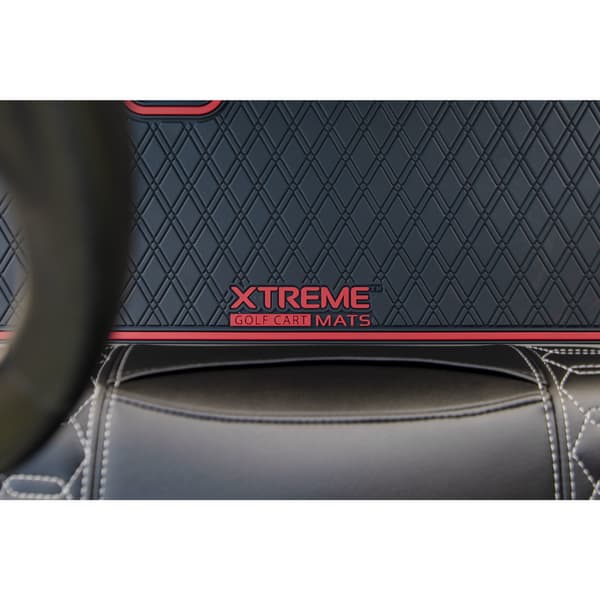 Xtreme Floor Mats for MadJax XSeries 2024-Up ‚Äì Black/Cherry Red Metallic