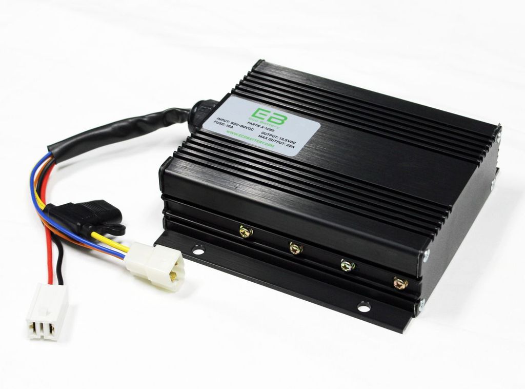 Eco Battery DC-DC 12V Converter / 60-90V Input / ICON/ADEV Harness