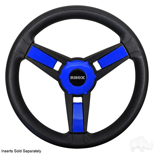 Giazza Golf Cart Steering Wheel -Black -EZGO Hub