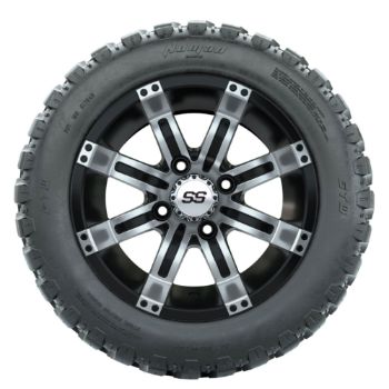 GTW Tempest 12 in Wheels with 20 in Nomad Steel Belted Radial Street Tires