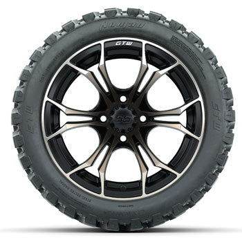 GTW Spyder Bronze/Black 14 in Wheels with 23x10-14 Nomad All-Terrain Tires
