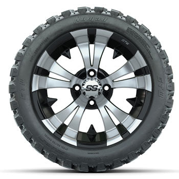 GTW Vampire 14 in Wheels with 23x10-14 Nomad All-Terrain Tires - Set of 4