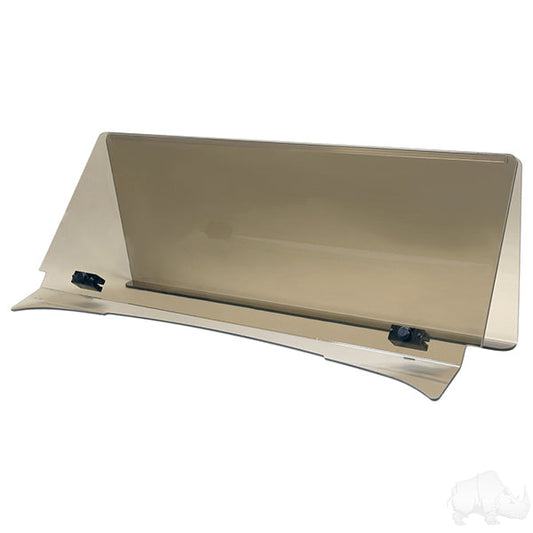 Windshield, 1/4" Impact Modified Tinted 2 Piece, EZGO TXT 95-13, Medalist