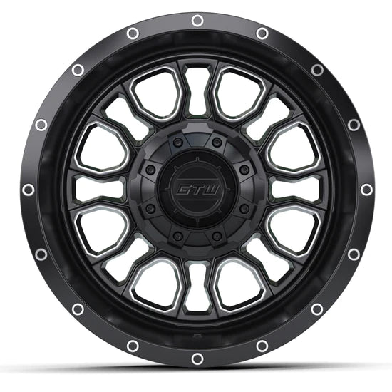 14" GTW Volt Black & Machined Wheel