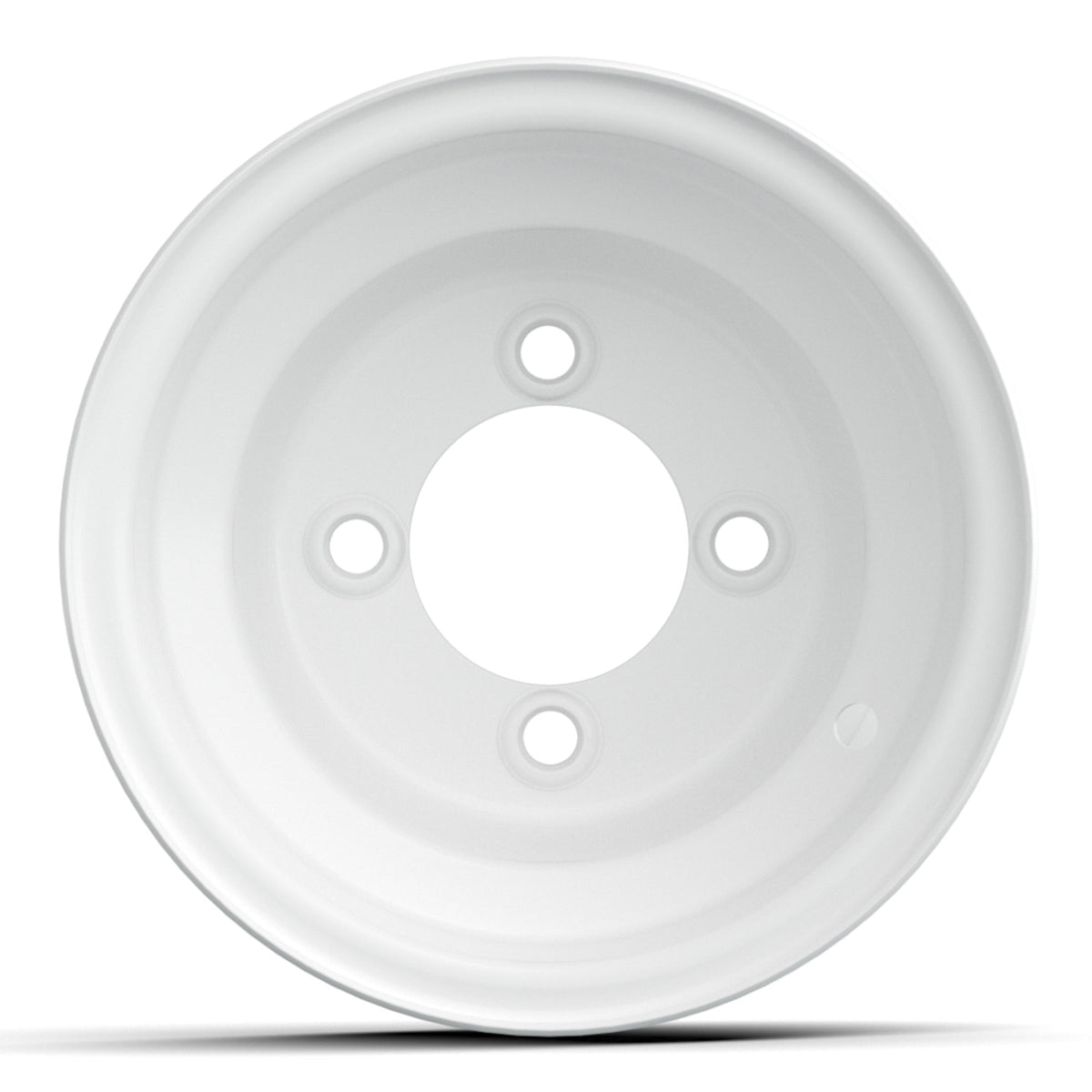 8‚Ä≥ GTW White Steel Wheel (Centered)