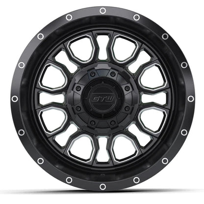 12" GTW Volt Black & Machined Wheel
