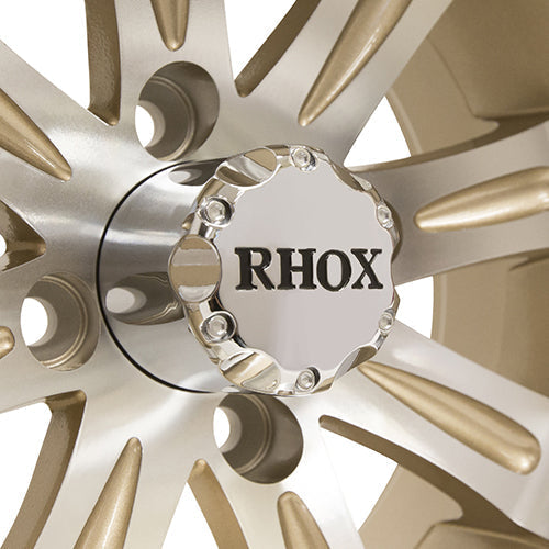 12" Golf Cart Wheel - Machined/Pearl Rim & Center Cap - 12x7 ET-25