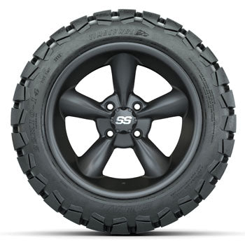 GTW Matte Gray Godfather 14 in Wheels with 22x10-14 Timberwolf All-Terrain
