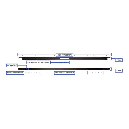 Accessory Mounting Bar for Versa Triple Track Top
