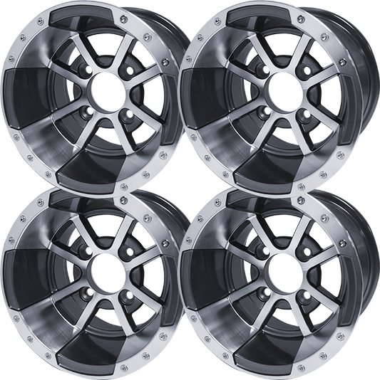 SGC 10′′ Storm Trooper Machined/Gunmetal Wheel – Aluminum Alloy (SET OF 4)