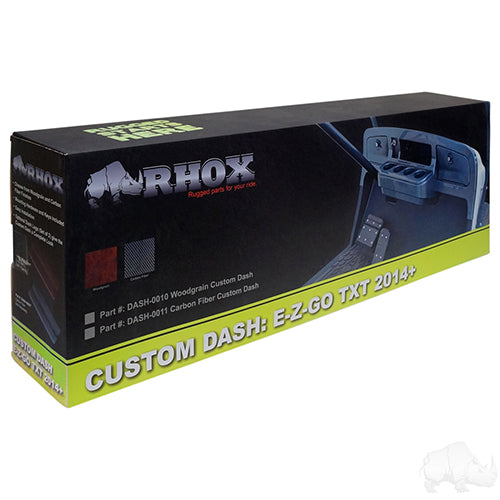 Golf Cart Dash - Carbon Fiber - EZGO TXT 14+