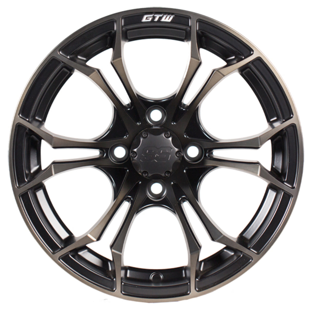 12" GTW Spyder Wheel Matte Black with Bronze