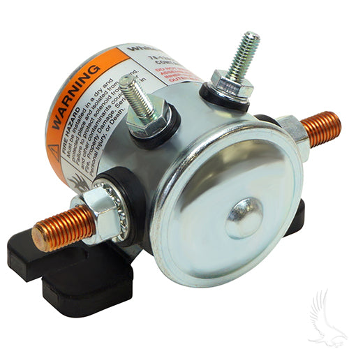 EZ-GO Golf Cart 36 Volt Electric Solenoid - 4 Terminal Copper/Short Resistor