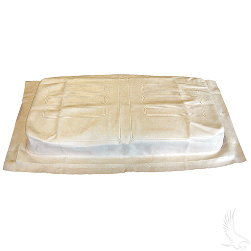 Club Car DS (2000 and down) Front Seat Covers - Bottom - White