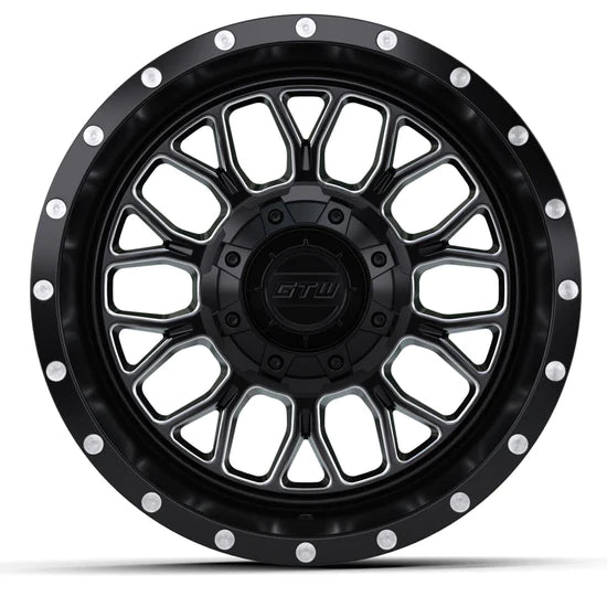 12" GTW Helix Black & Machined Wheel
