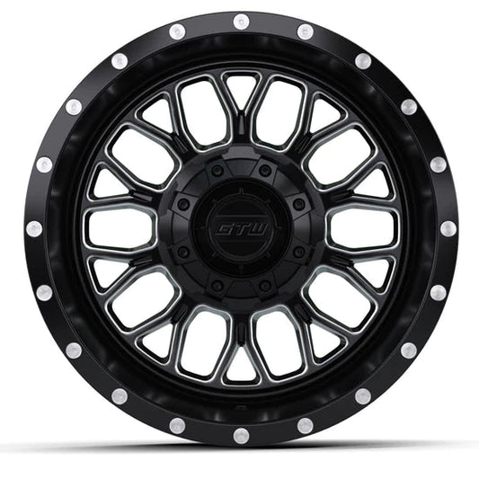 12" GTW Helix Black & Machined Wheel