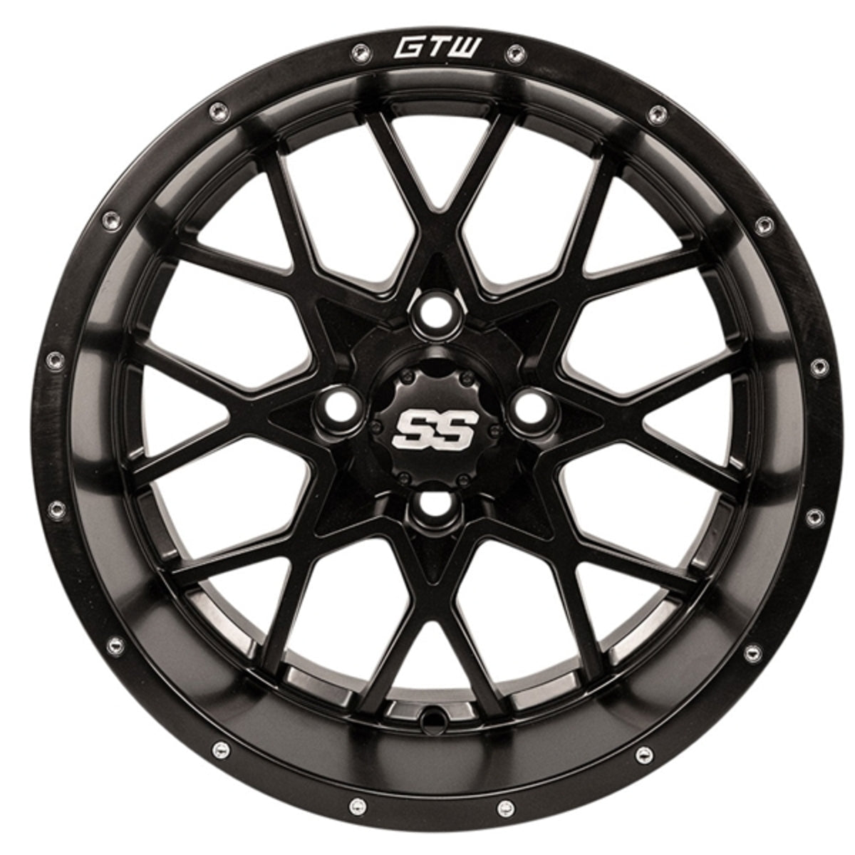 12" GTW Vortex Matte Black Wheel