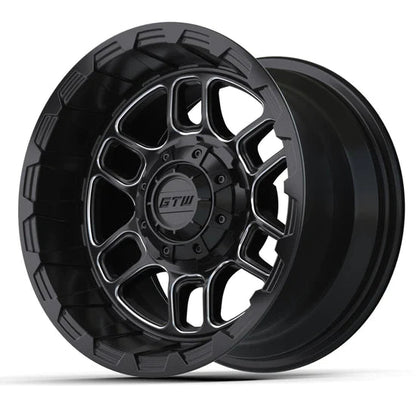 12" GTW Titan Black & Machined Wheel