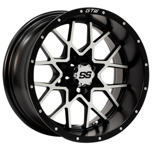 GTW 14" Vortex Wheel Matte Black/Machined