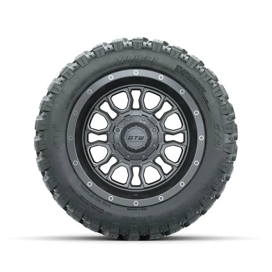 Set of (4) 12 in GTW¬Æ Volt Gunmetal Wheels with 22x11-R12 Nomad All-Terrain