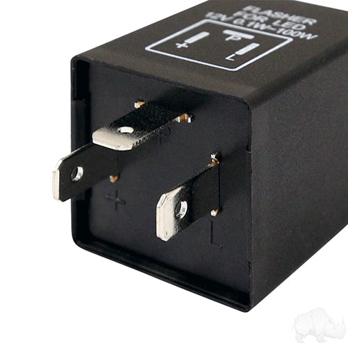 Golf Cart Electronic Flasher - 3 Prong - Low Draw
