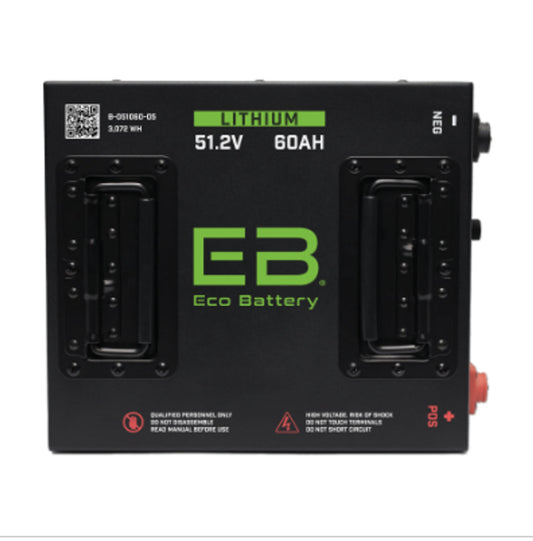 Eco Battery 48V 60Ah LifePo4 Golf Cart Battery "Cube"