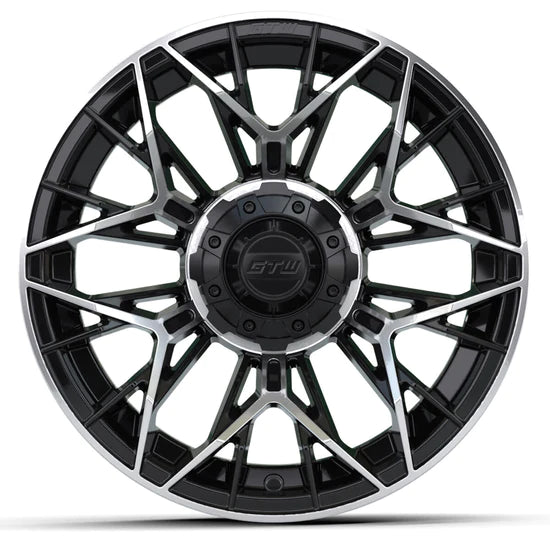 14" GTW Stellar Black & Machined Wheel