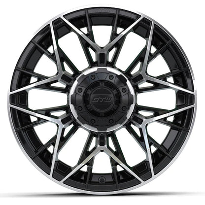 14" GTW Stellar Black & Machined Wheel