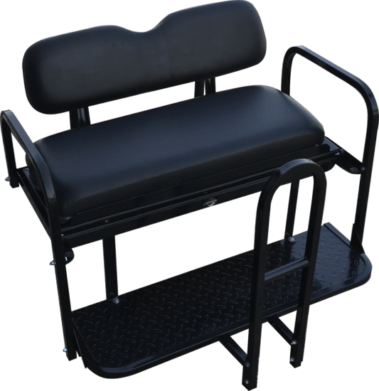 NOMAD Rear Flip Seat – EZGO TXT / Black Cushion Set