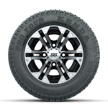 GTW Specter 10 in Wheels with 205/50-10 Kenda Pro Tour Low-profile Tires - Set