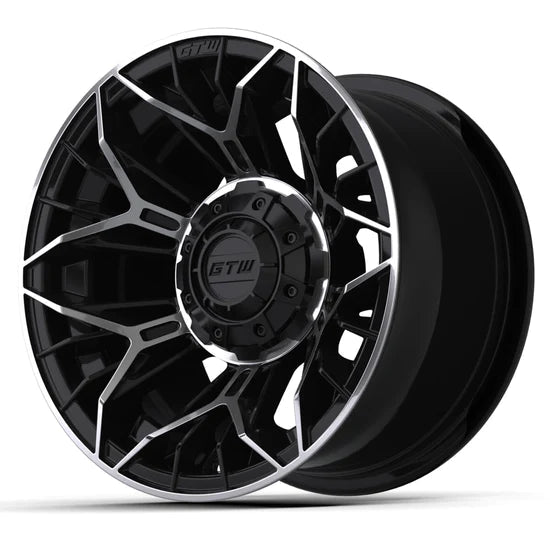 12" GTW Stellar Machined & Black Wheel