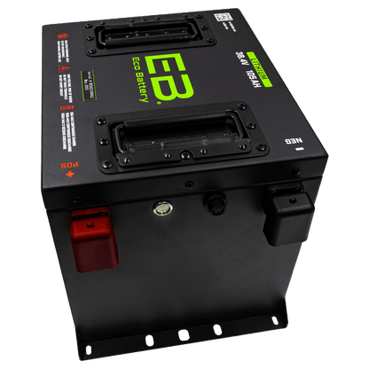 Eco Battery 48V 105Ah LifePo4 Golf Cart Battery "Thru Hole"