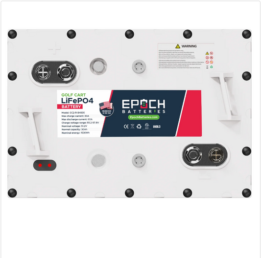 Epoch 48V 30AH GC2 - Golf Cart LifePO4 Lithium Battery