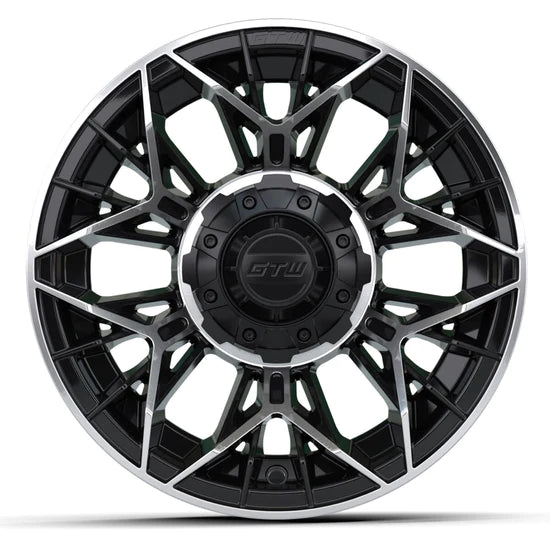12" GTW Stellar Machined & Black Wheel
