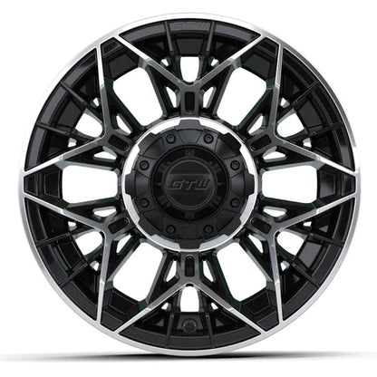 12" GTW Stellar Machined & Black Wheel