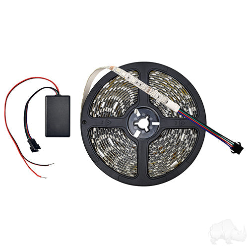 Golf Cart LED Light Strip 20' w/ Bluetooth Controller