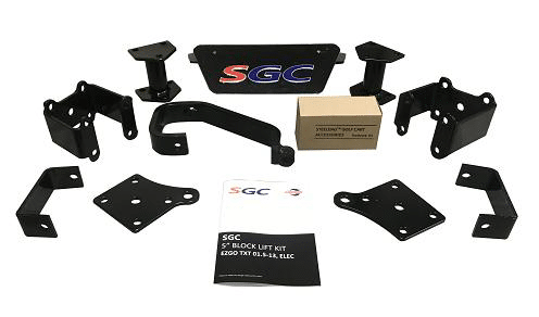 Lift Kit – 5′′ Block for EZGO TXT/PDS (2001.5-2013) Electric - LKTX04