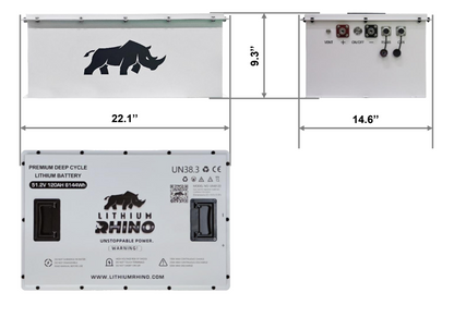 48V 120Ah Lithium Rhino Conversion Kit