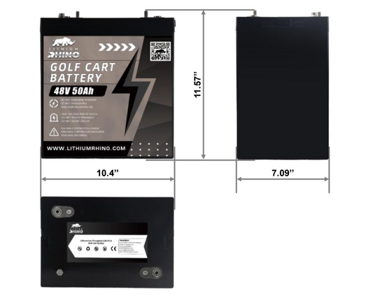 48V 50Ah Lithium Rhino Conversion Kit