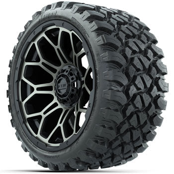 GTW Bravo Bronze 15 in Wheels with 23 in Nomad All Terrain Tires - Set ...