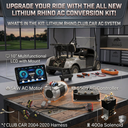 Lithium Rhino Club Car AC Full Conversion Kit