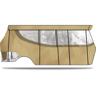 DoubleTake Enclosure & Valance, 6 Passenger, Icon, Sand