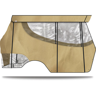 DoubleTake Enclosure & Valance, 4 Passenger, Icon, Sand